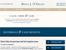 Tablet Screenshot of brianogradylaw.com